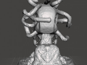 GORGON BEHOLDER BASED MINIATURE MODEL FOR FANTASY GAMES DND RPG 3D Print Model