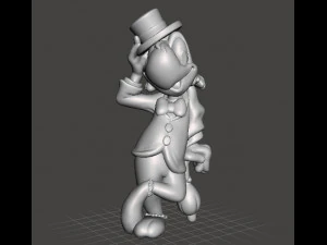 JOSE ZE CARIOCA VINTAGE FIGURE MODELLO PERSONAGGIO PAPPAGALLO ANNI '80 Modello di stampa 3D