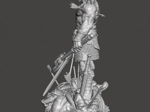 CONAN THE BARBARIAN INSPIRED ART STATUE 27 CMS FIGURE MODEL 3D Print Model
