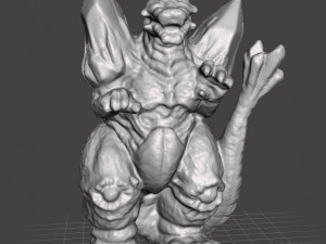SPACE GODZILLA 1994 PVC GASHAPON TOY MONSTER KAIJU DND Modelo de Impressão 3D