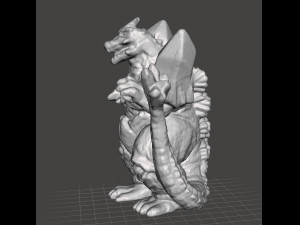 SPACE GODZILLA 1994 PVC GASHAPON TOY MONSTER KAIJU DND Modelo de Impressão 3D