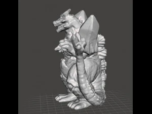SPACE GODZILLA 1994 PVC GASHAPON TOY MONSTER KAIJU DND 3D Print Model