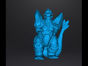 SPACE GODZILLA 1994 PVC GASHAPON TOY MONSTER KAIJU DND Modelo de Impressão 3D