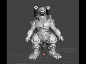 SUPER MECHAGODZILLA 1993 ПВХ ФІГУРКА ІГРАШКА РОБОТ МОНСТРИ ІГРИ РПГ 3D Принт Модель