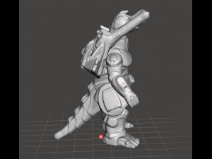 SUPER MECHAGODZILLA 1993 PVC FIGURE TOY ROBOT MONSTER GAMES RPG 3Dプリントモデル