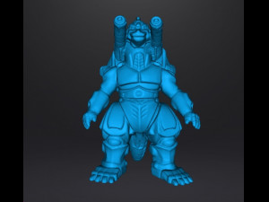SUPER MECHAGODZILLA 1993 PVC FIGURE TOY ROBOT MONSTER GAMES RPG 3Dプリントモデル