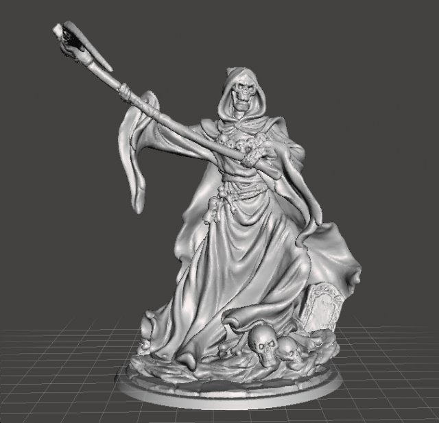 REAPER MONSTER MINIATURE MODEL FOR FANTASY GAMES DND RPG 3D-printmodel .c4d .max .obj .3ds .fbx .stl .blend 