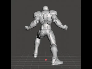 IRON MAN UNIBEAM MINIATURE MODEL SCIFI GAMES RPG 3D Print Model