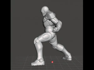 IRON MAN UNIBEAM MINIATURE MODEL SCIFI GAMES RPG 3D Print Model