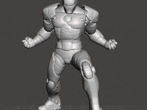 IRON MAN UNIBEAM MINIATURE MODEL SCIFI GAMES RPG Modelo de Impressão 3D