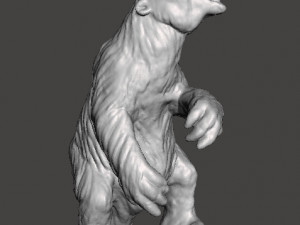 Megatherium figure miniature model prehistoric monster dnd rpg wildlife 3D Baskı Modeli