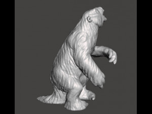 Megatherium figure miniature model prehistoric monster dnd rpg wildlife 3D Baskı Modeli