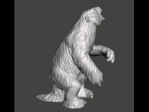 Megatherium figure miniature model prehistoric monster dnd rpg wildlife 3D Print Model