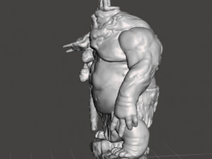 GOBLIN KING MINIATURE MODEL FOR FANTASY GAMES DND RPG 3D-Druckmodell