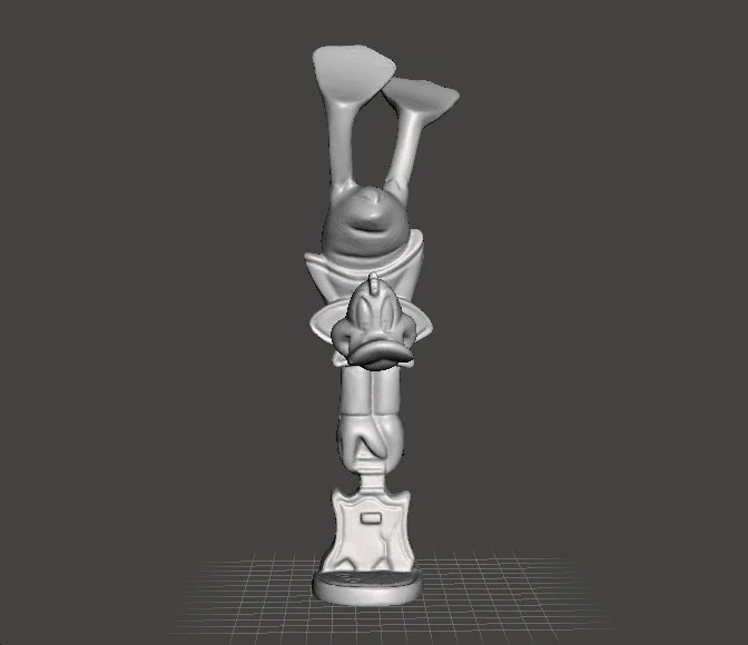 LOONEY TUNES ROCK BAND DAFFY DUCK PROMOTIONAL FIGURE 90S PVC 3D Print Model .c4d .max .obj .3ds .fbx .stl .blend 