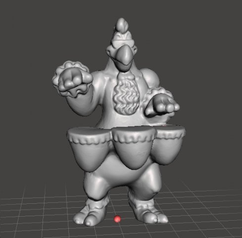 LOONEY TUNES ROCK BAND FOGHORN LEGHORN PROMOTIONAL FIGURE 90S PVC 3D 프린트 모델 .c4d .max .obj .3ds .fbx .stl .blend
