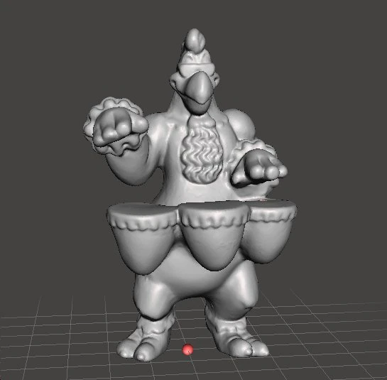 LOONEY TUNES ROCK BAND FOGHORN LEGHORN PROMOTIONAL FIGURE 90S PVC 3D Print Model .c4d .max .obj .3ds .fbx .stl .blend 