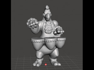 LOONEY TUNES ROCK BAND FOGHORN LEGHORN PROMOTIONAL FIGURE 90S PVC 3D Print Model