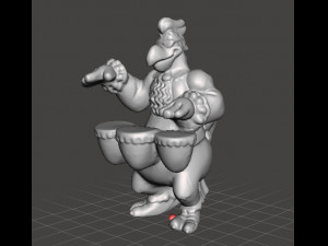 LOONEY TUNES ROCK BAND FOGHORN LEGHORN PROMOTIONAL FIGURE 90S PVC 3D Print Model