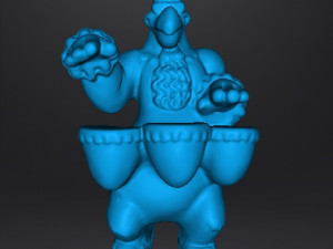 LOONEY TUNES ROCK BAND FOGHORN LEGHORN PROMOTIONAL FIGURE 90S PVC 3D Print Model