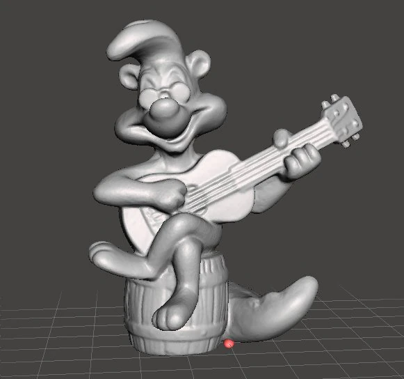 LOONEY TUNES ROCK BAND PEPE LE PEW PROMOTIONAL FIGURE 90S PVC 3D Print Model .c4d .max .obj .3ds .fbx .stl .blend