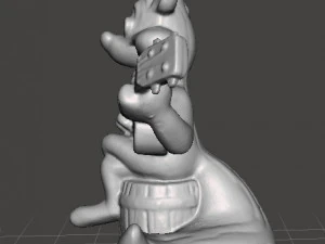 LOONEY TUNES ROCK BAND PEPE LE PEW PROMOTIONAL FIGURE 90S PVC 3D Print Model