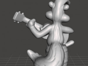 LOONEY TUNES ROCK BAND PEPE LE PEW PROMOTIONAL FIGURE 90S PVC 3D Print Model