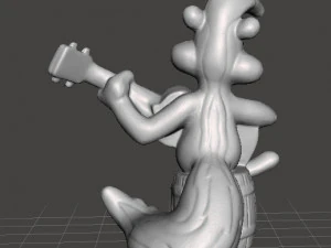 LOONEY TUNES ROCK BAND PEPE LE PEW PROMOTIONAL FIGURE 90S PVC 3D Print Model