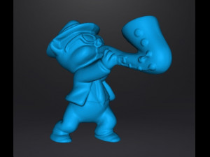 LOONEY TUNES ROCK BAND PORKY BLUES BROTHERS PROMOTIONAL FIGURE 90S PVC 3D Print Model