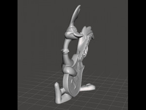 LOONEY TUNES ROCK BAND ROAD RUNNER PROMOTIONAL FIGURE 90S PVC 3D Print Model