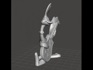LOONEY TUNES ROCK BAND ROAD RUNNER PROMOTIONAL FIGURE 90S PVC 3D Print Model
