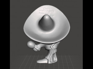 LOONEY TUNES ROCK BAND SPEEDY GONZALEZ PROMOTIONAL FIGURE 90S PVC Modèles 3D en vedette