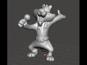 LOONEY TUNES ROCK GRUBU SYLVESTER ELVIS PROMOSYON FİGÜRÜ 90'LAR PVC 3D Baskı Modeli