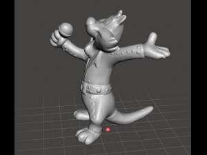 LOONEY TUNES ROCK BAND SYLVESTER ELVIS PROMOTIONAL FIGURE 90S PVC Modèles 3D en vedette