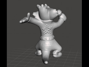 LOONEY TUNES ROCK BAND SYLVESTER ELVIS PROMOTIONAL FIGURE 90S PVC Modèles 3D en vedette