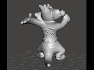 LOONEY TUNES ROCK BAND SYLVESTER ELVIS PROMOTIONAL FIGURE 90S PVC 3D Print Model