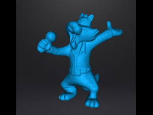 LOONEY TUNES ROCK BAND SYLVESTER ELVIS PROMOTIONAL FIGURE 90S PVC Modèles 3D en vedette