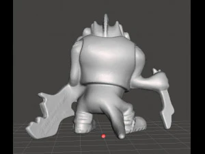 LOONEY TUNES ROCK BAND TAZ PROMOTIONAL FIGURE 90S PVC 3D Print Model