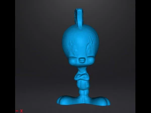 ルーニー・テューンズ ロックバンド トゥイーティ プロモーションフィギュア 90年代 PVC 3Dプリントモデル