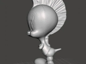 LOONEY TUNES ROCK BAND TWEETY PROMOTIONAL FIGURE 90S PVC 3D Print Model