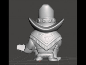 LOONEY TUNES ROCK BAND YOSEMITE SAM PROMOTIONAL FIGURE 90S PVC Model do druku 3D