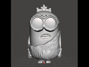 MODELLO GIOCATTOLO FIGURA IN PLASTICA PVC MINION CAVEMAN Modello di stampa 3D
