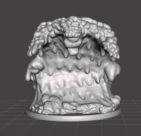MUD ELEMENTAL MINIATURE MODEL FOR SCIFI OR FANTASY GAMES DND RPG 3D Print Model .c4d .max .obj .3ds .fbx .stl .blend 