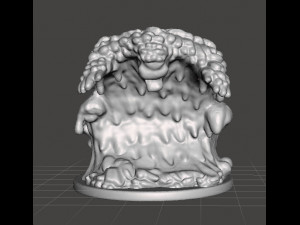 MUD ELEMENTAL MINIATURE MODEL FOR SCIFI OR FANTASY GAMES DND RPG 3Dプリントモデル