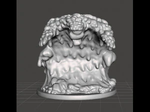 МИНИАТЮРНАЯ МОДЕЛЬ MUD ELEMENTAL ДЛЯ НАУЧНЫХ ИЛИ ФЭНТЕЗИ-ИГР DND RPG 3D Принт Модель