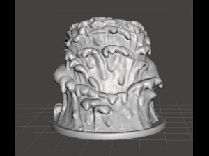 MUD ELEMENTAL MINIATURE MODEL FOR SCIFI OR FANTASY GAMES DND RPG Model Cetak 3D