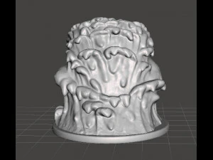 MUD ELEMENTAL MINIATURE MODEL FOR SCIFI OR FANTASY GAMES DND RPG 3D Print Model