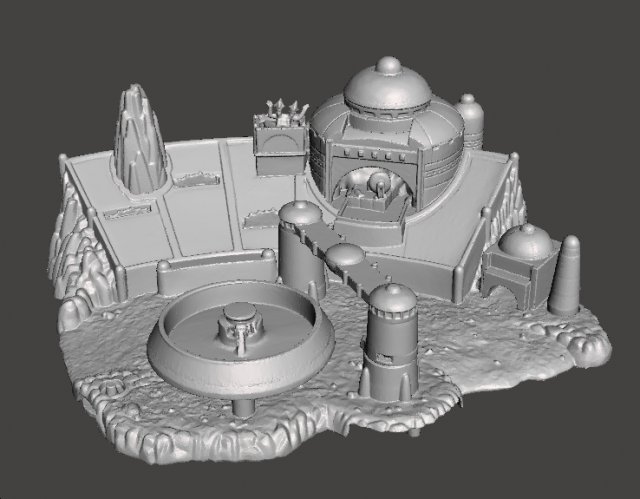 SW MOS ESPA DIORAMA VINTAGE FIGURE MODEL RACE SCENE 90s 3D Принт Модель .c4d .max .obj .3ds .fbx .stl .blend 
