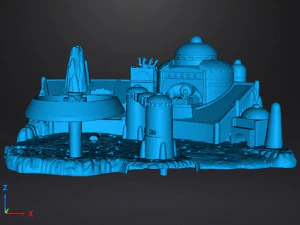 SW MOS ESPA DIORAMA ВИНТАЖНА ФІГУРА МОДЕЛЬ ГОНОВА СЦЕНА 90-х 3D Принт Модель