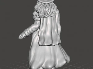 CALAMITY JANE COWGIRL HEROINE MINIATURE MODEL FOR GAMES DND RPG 3D Print Model